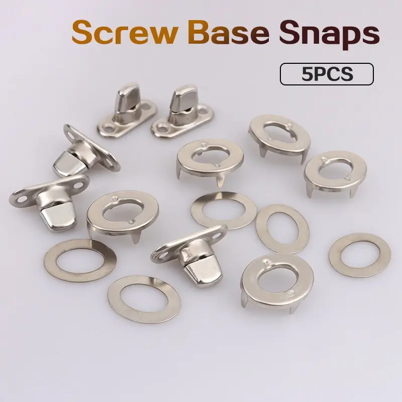 5sets skrutkovacia základňa Snaps Turn Button Cover kryt kryt s výkrikom Canvas Canv Snap otáčanie otáčania Zinok Zinok Lock Lock