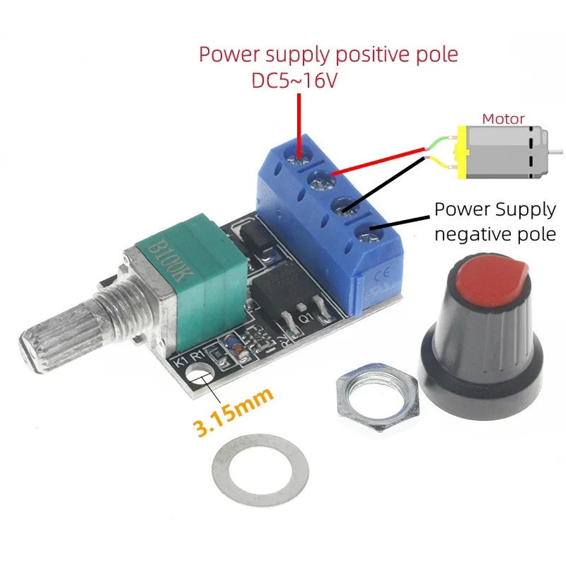 5V 12V 10A regulátor napätia PWM DC DC REGRÁLNA Rýchlosť riadenia rýchlosti