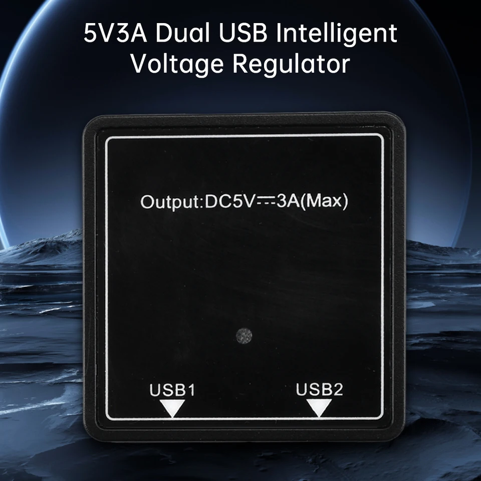 5V 3A Solárny panel Power Bank Dual USB Nabíjací regulátor nabíjačka 5-30V Maximálny výstupný prúd 2000MA 3000MA