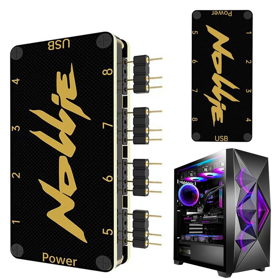 5V 3PIN ARGB CONFORMER Support SignalRGB OpenRGB Argb Splitter Hub SATA Power 8/16 Cesta pre rozšírené rozhranie základnej dosky