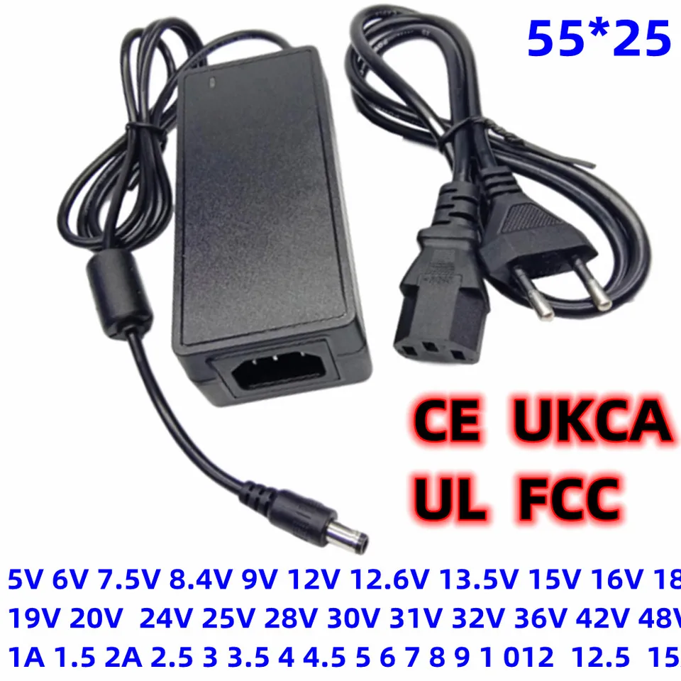 5V 6 9V 12V 13,5V 15 18V 19 20 24V 25 31 32 36 42 48 V 1 2A 1,5A 3 3,16 4 5 6 7 8 9 10 12 12,5 15 Nabíjačka na napájanie