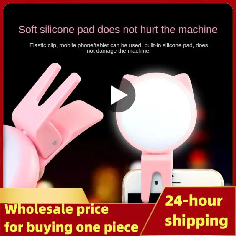 5V Selfie Light Prenosné LED svetlo Ring Mini Live Lights Gift pre dievča 7,2 W mobilný telefón selfie svetlo Multifunkčné pohodlné