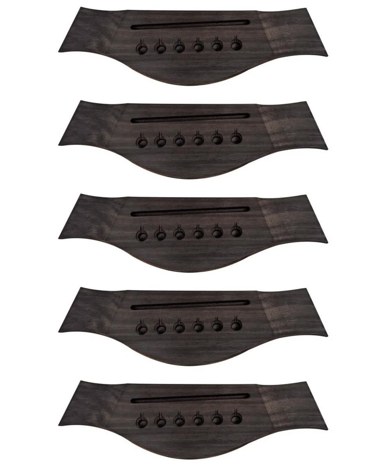 5x akustický most Taylor Guitar Saddle Nut Luthier Rosewood Opravy tmavo hnedé