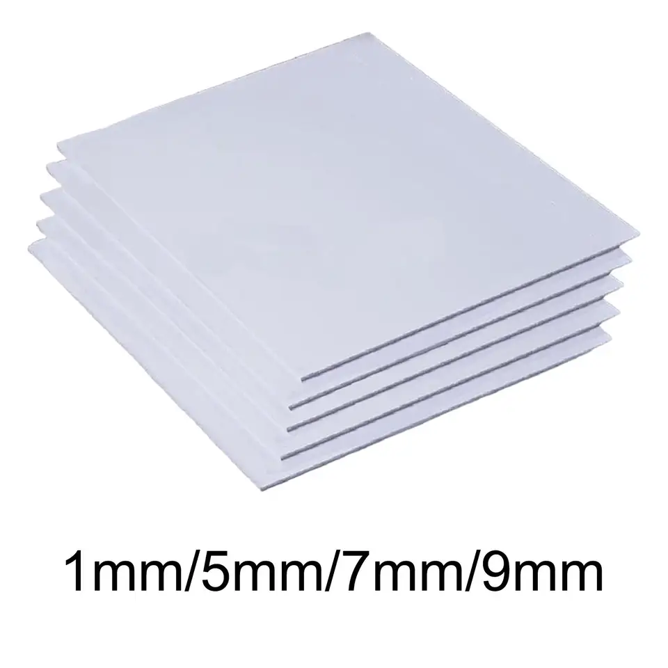 5x biele penové plachty DIY remeselné krajina