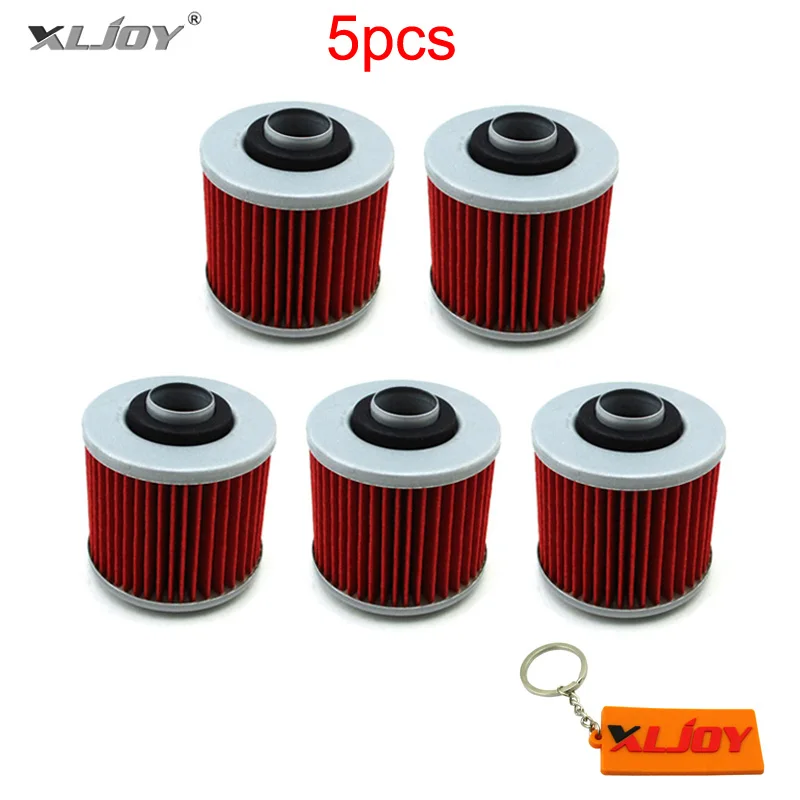 5x olejový filter pre Yamaha XVS1100 XVS1100A XV920M XV 920 750 750M 250 250S 535 XVS650 XVS400 XVS125 XT250 XT 400 500 500 550 600E