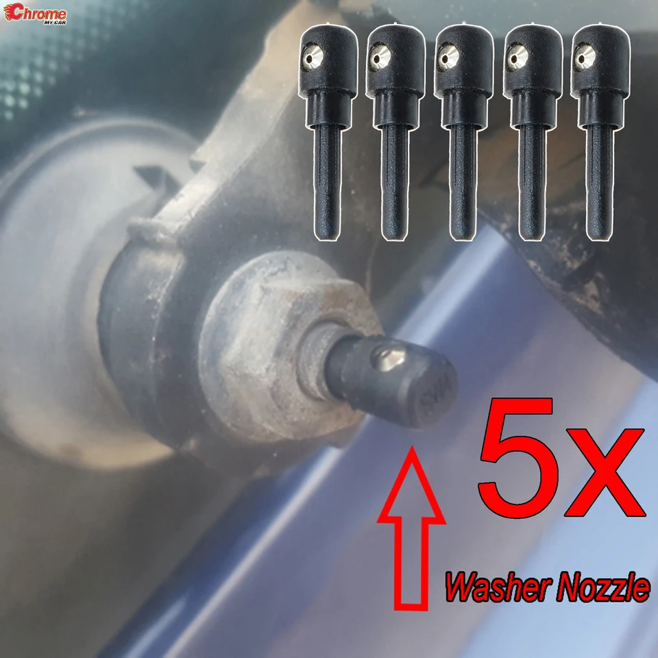 5x zadné čelné sklo stierač Wiper Jet Dysle Strešer voda pre BMW Mini R50 R53 1 Series E87 Honda Civic Mercedes W169 W245