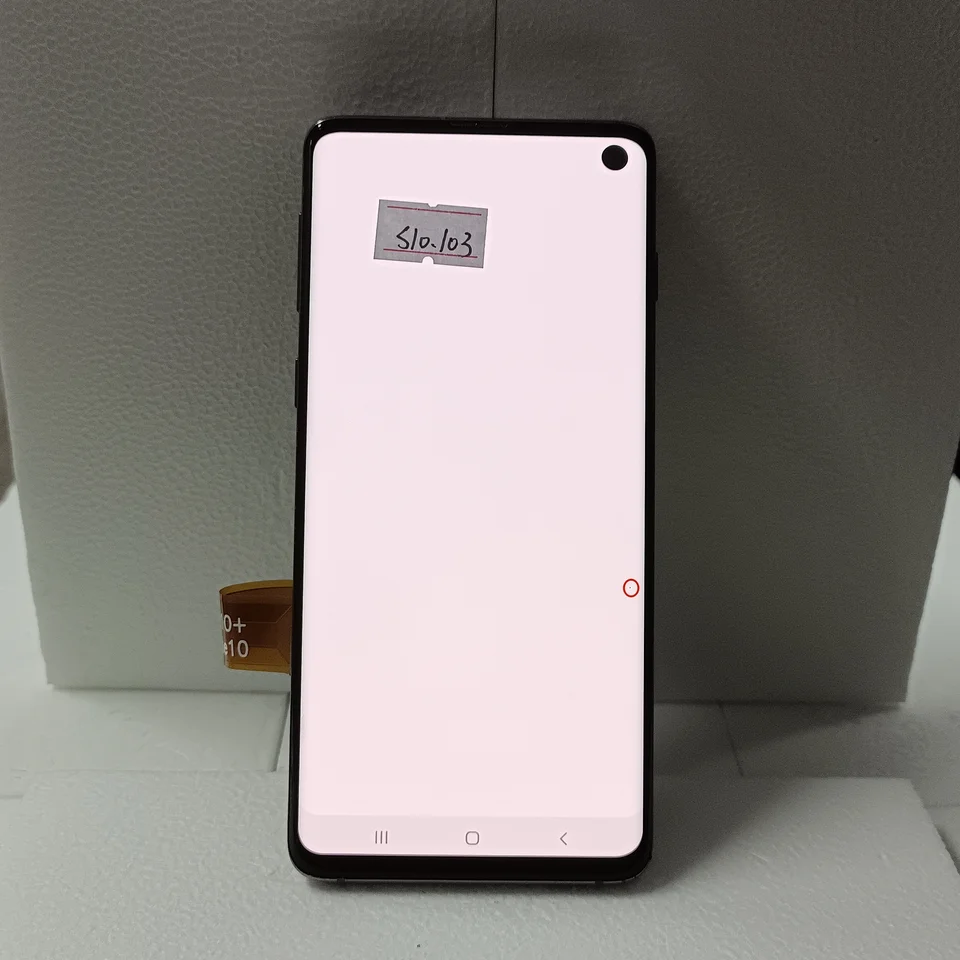 6.1 '' S10 AMOLED Defect LCD pre Samsung Galaxy S10 SM-G973F/DS G973U G973 G9730 DISPLOW DISPLOT DIGITÁRE Zostava