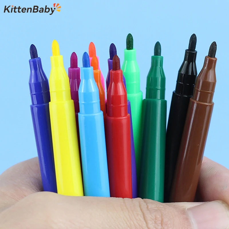6/12ks Kid Draw Draw Supplies 6/12 Farby umývateľná akvarelová farba súpravy