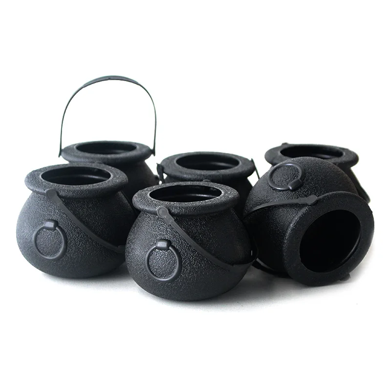 6/12ks Mini Halloween Candy Candy Ketls Kettles čarodejnica kotla čierne vedrá pre deti Trik alebo ošetrenie Halloween Party uprednostňuje