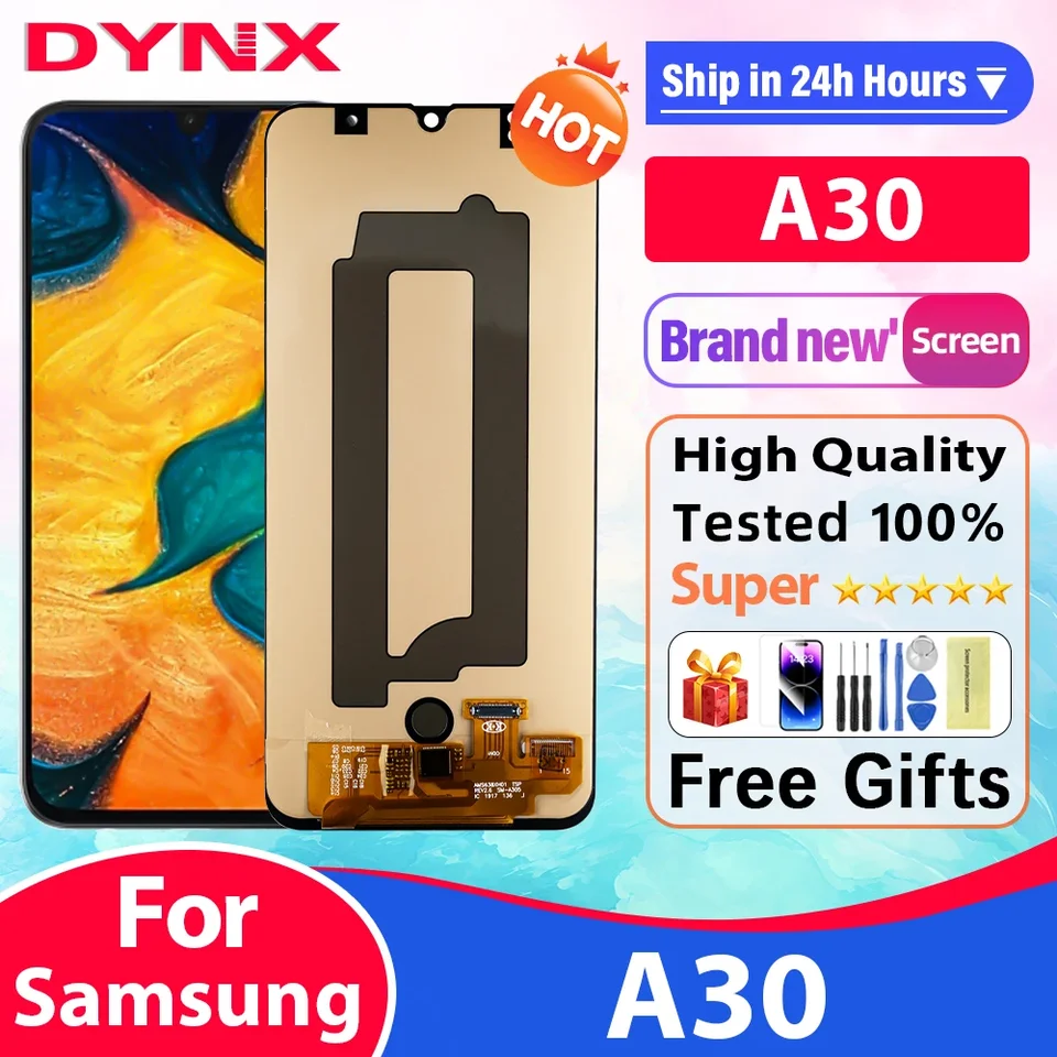 6.4 '' Displej pre Samsung A305/DS A305FN A305G A305GN A305Y LCD Digitalizátor dotykovej obrazovky s zostavou rámu
