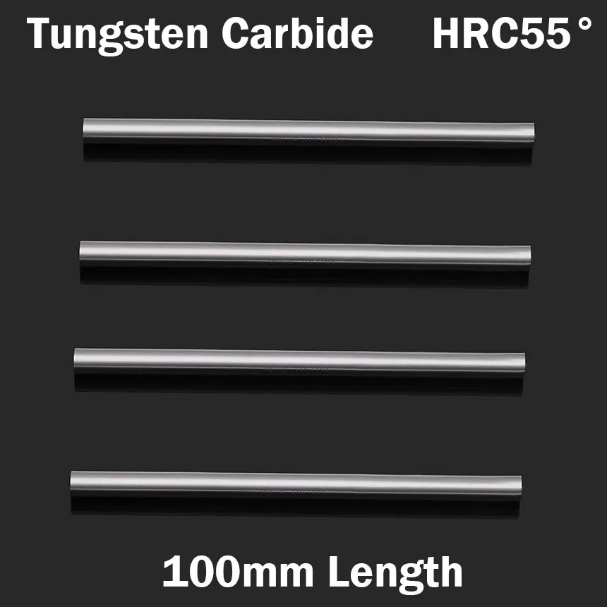 6,5 mm 7 mm OD 100 mm dĺžka HRC55 HRC55 Tungsten Pevná karbidová práca vŕtačka Bit Boring Round CNC rezanie