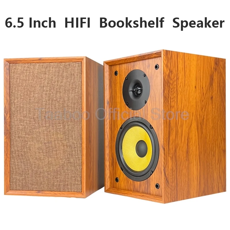 6,5 palca Pasívny reproduktor knižnice Hifi Bass hodvábny film Tweeter Front Reproduktor High Fidelity Home Theatre Stereo Audio Sound Box