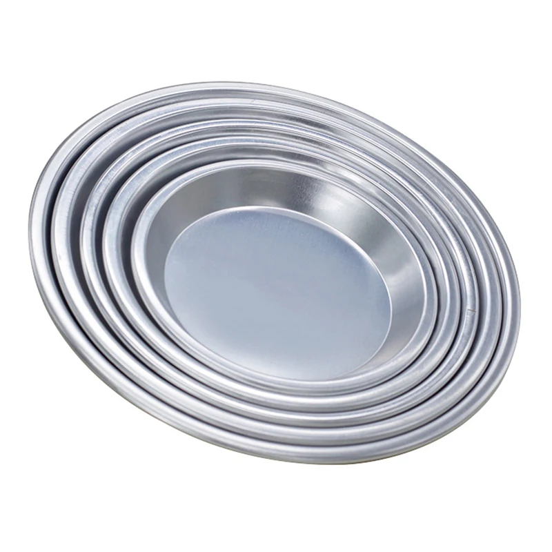 6/7/8/19/10/11/112inch Pizza Pečenie podnos hliníkovej zliatiny Round Pancake Pizza Pečie pečenie Tray Non Stick Pizza Pan