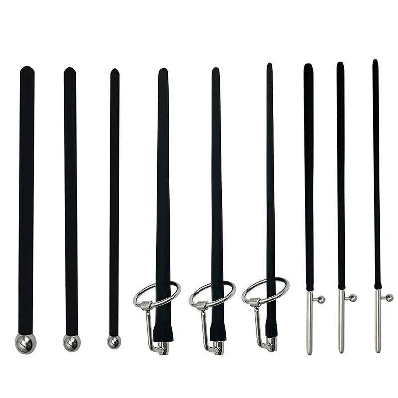 6/8/10 mm uretrálna zátka Uretrálny zvukový dilatátor Masturbator Penis Plug Dlhá tyč pre mužov katéter vložky Sexuálne hračky