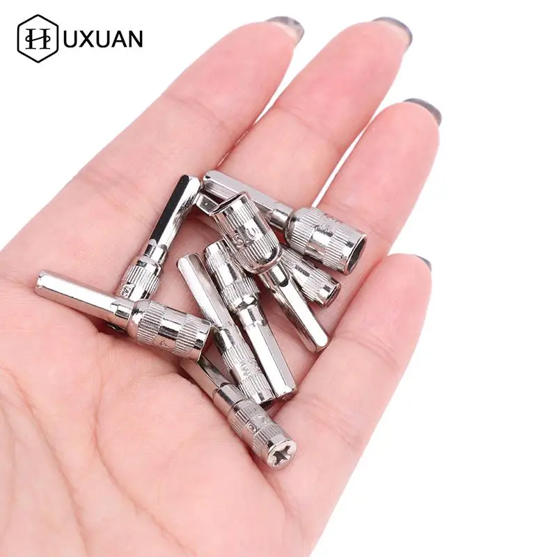 6/8ks hex Socket M2.5/3/3,5/4/4,5/5/5,5 PH2 Hexagon Shank Driver Driver Časť na opravu automobilu