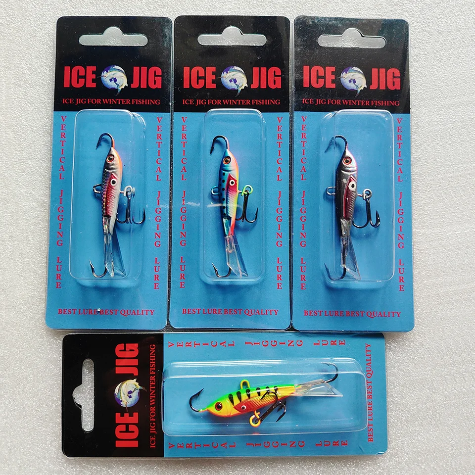 6 cm 10,5 g Nový zimný rybársky návnada Ballancers Ice Fishing Pr 3 Wobblers pre pstruhové basy Pike Pike Carp Ice Fishing Balancer