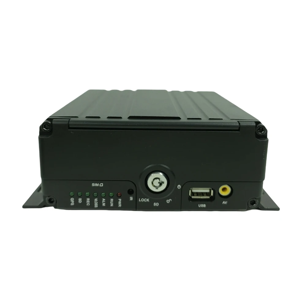 6 -kanálový pevný disk MDVR Car Black Box AHD 1080p Mobile DVR s voliteľným 4G GPS WiFi voliteľný