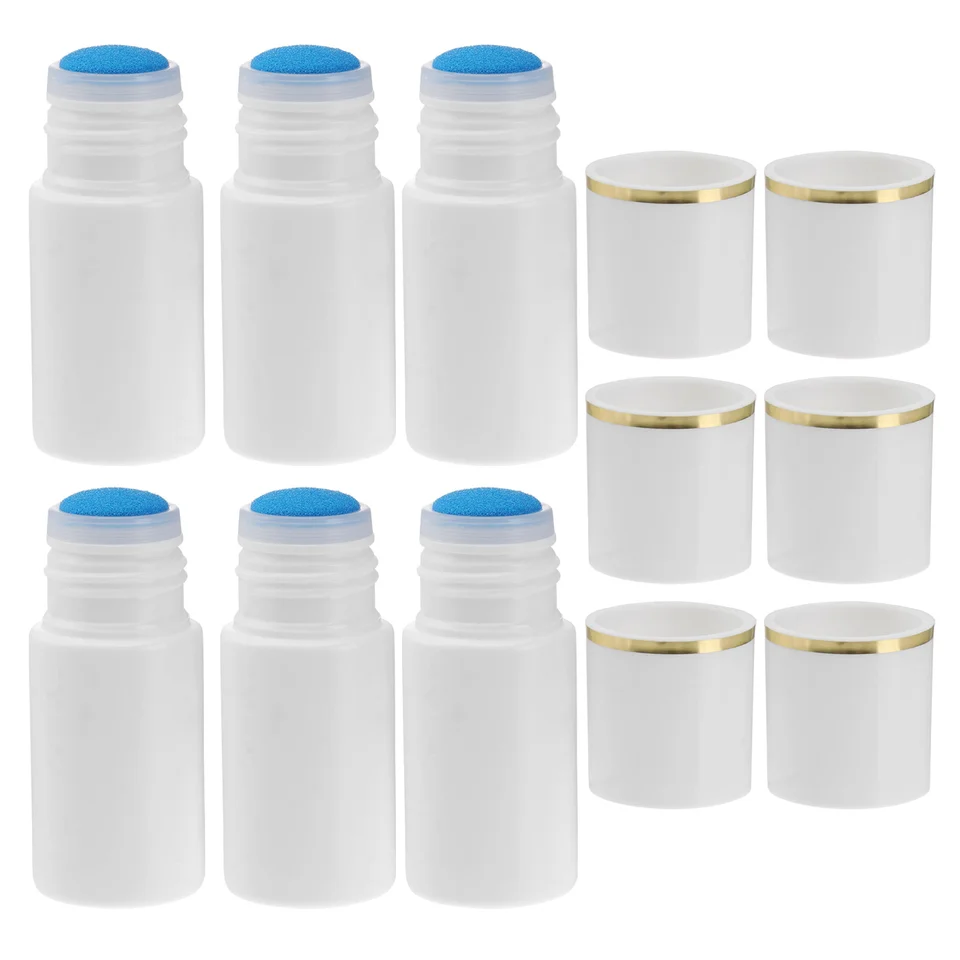6 ks šmuhových fľaše s fľašou na fľaše hlavy kvapaliny DAUB Sub Package Cytle Plast ABS Liniment Storage