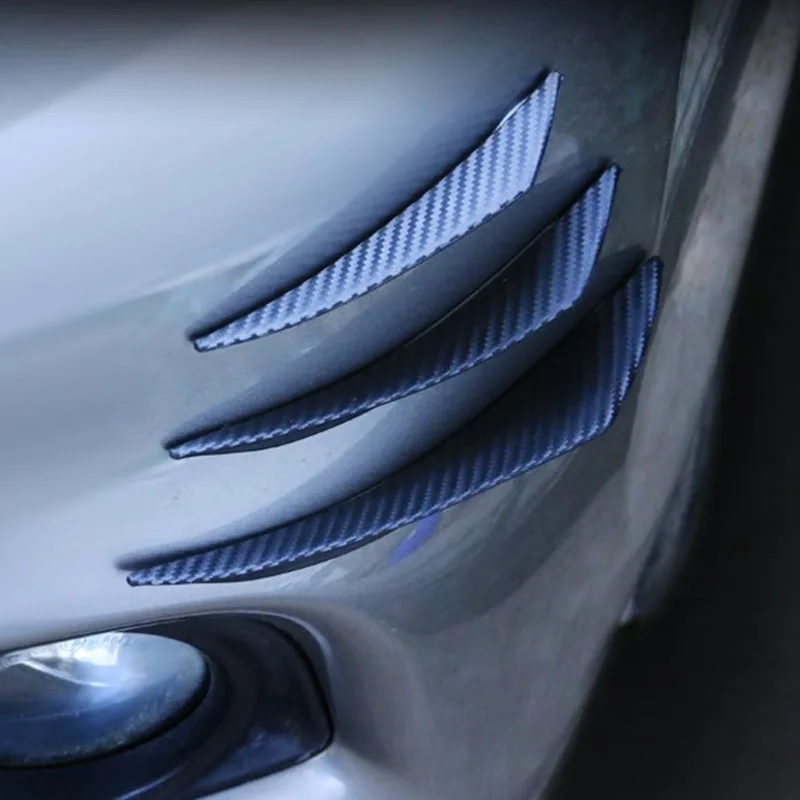 6 kusov/súprava univerzálneho predného nárazníka Spoiler Canard pre Audi Q3 Q5 SQ5 Q7 A1 A3 S3 A4 S4 RS4 RS5 A5 A6 S6 C6 C7 S5 A7 S7 A8 TT