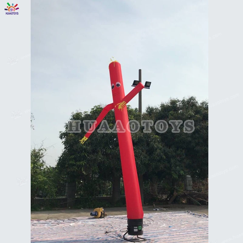 6 m nafukovací vlnový muž Jedna noha Multicolor Arms Air Dancer Sky Dancer Reklama nafukovacie látky Windy Man