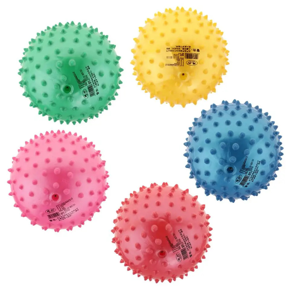 6 Multicolor PVC Knobby skáka