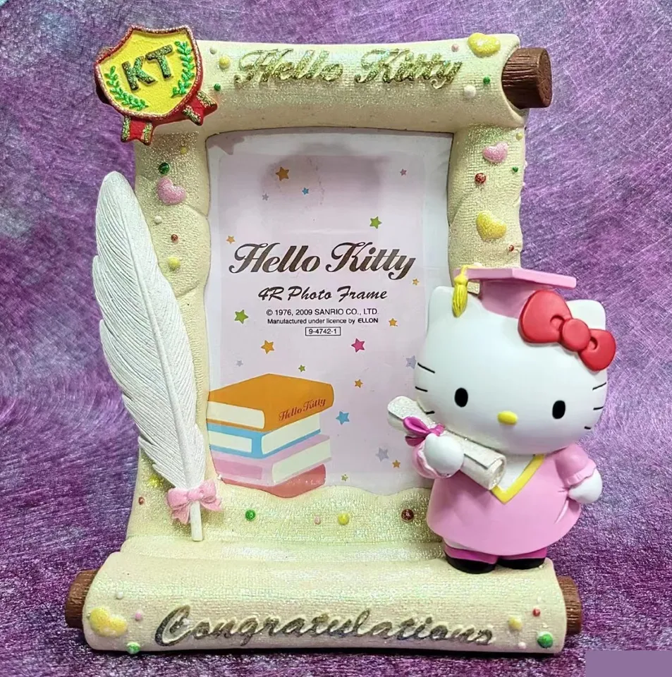 6 -palcová karikatúra Hello Kitty Little Doctor Resin Foto Rám obrázok Obrázok Darče