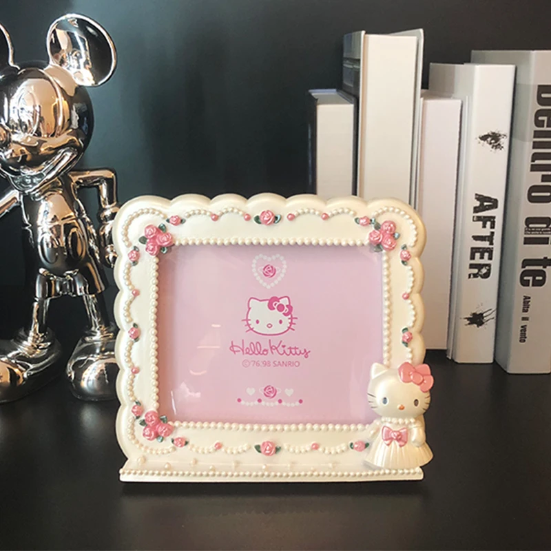 6 -palcová karikatúra Hello Kitty Resin Foto Rám obrázok Ráme Darčeky Darčeky Valentín