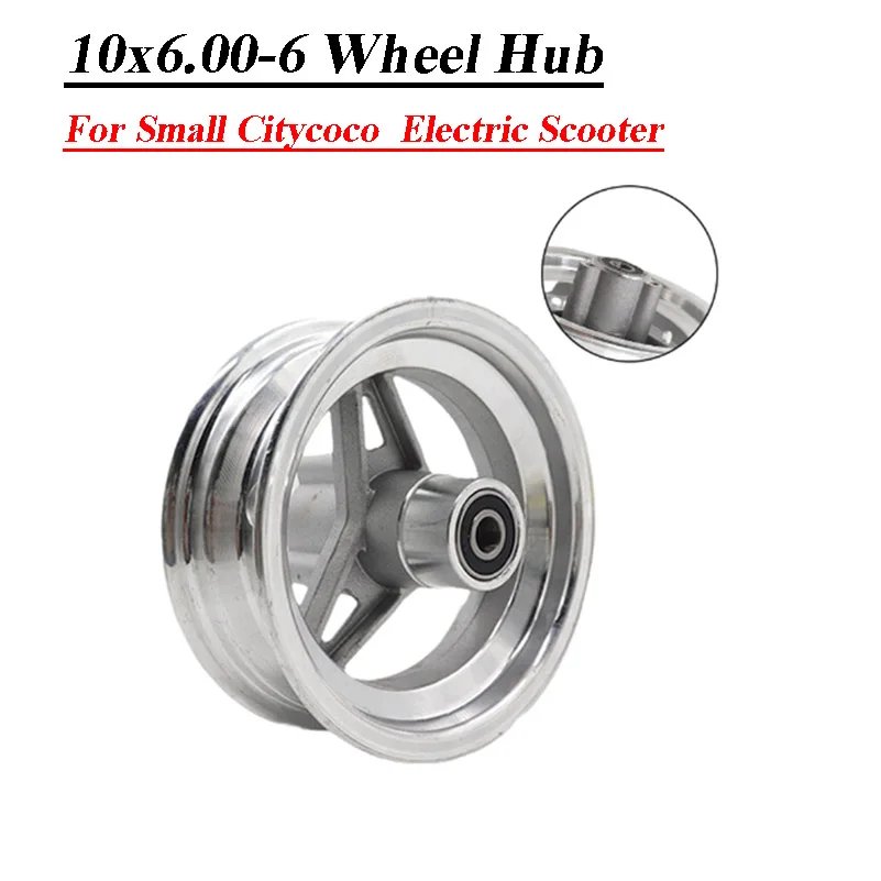 6 palcový hliníkový zliatinový náboj pre 10x6,00-6 13x5,00-6 15x6.00-6 pneumatika pre elektrický skúter CityCoco / ATV Go Kart