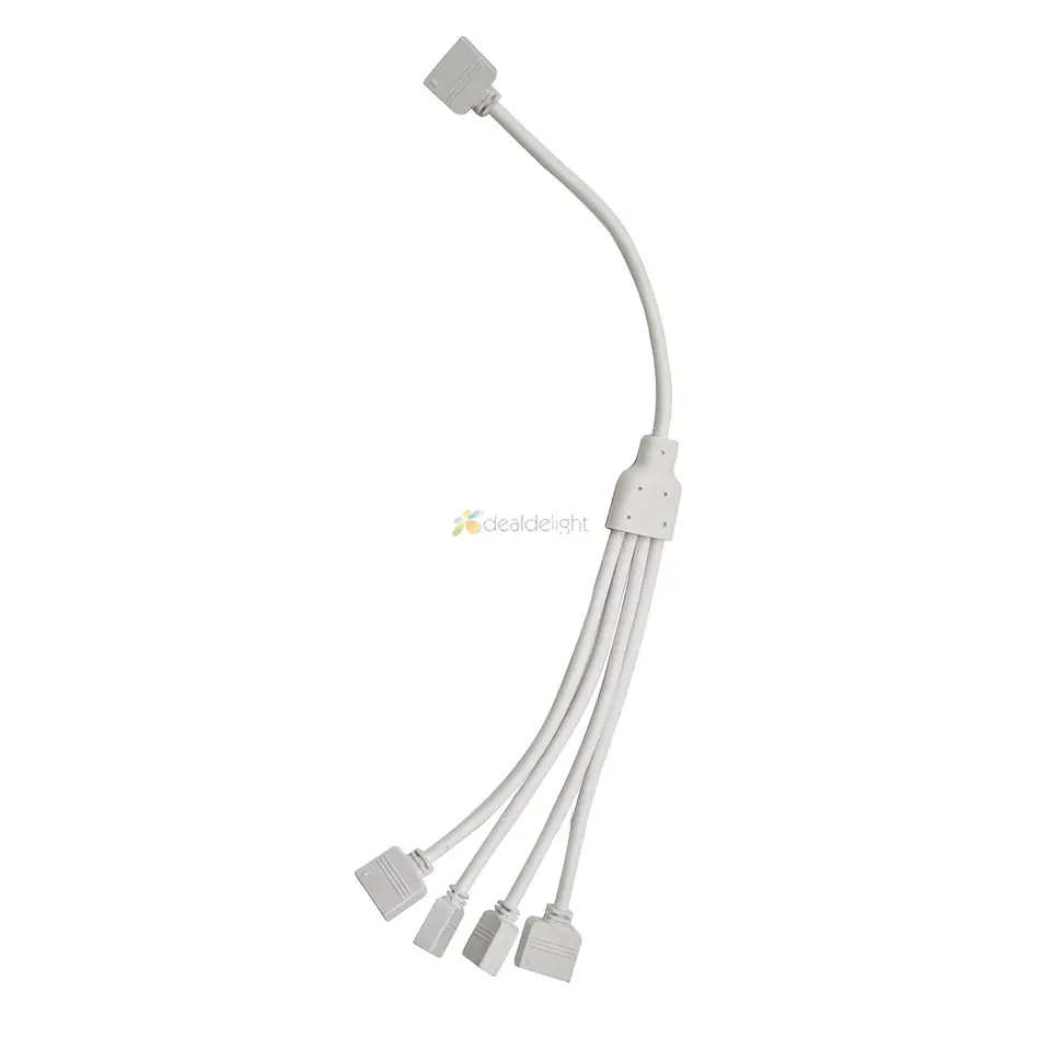 6 PIN 2,0 mm RGBCCT Splitter Connector 1 až 2 1 až 3 1 až 4 Kábel konektorov pre samíc pre RGB+CCT LED Svetlo LED