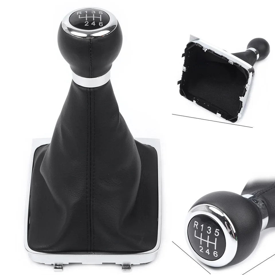 6 -rýchlostné auto manuálne prevodovky prevodovky MT Shift Gomb Gaiter Boot pre Volkswagen Passat B6