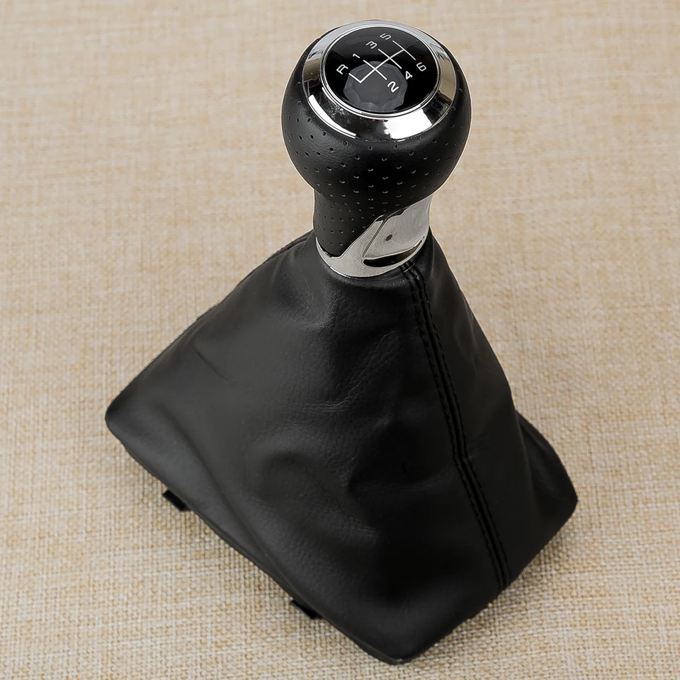 6-rýchlostný gombík Gomb Gaiter Boot Cover Fit for Audi A4 S4 B8 8K A5 8T Q5 8R S-Line 2007-2010 2011 2011 2013 2014 2014