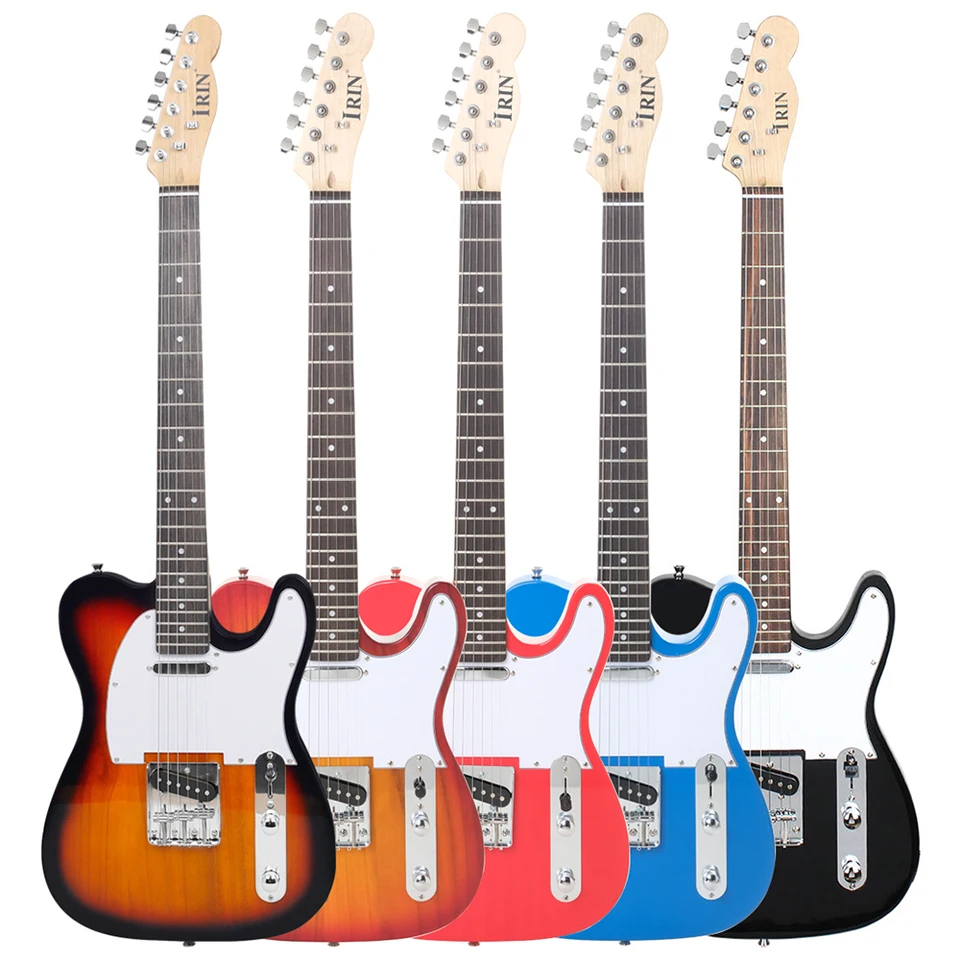 6 Strings Electric Guitar 22 Frets Maple Tele Maple Neck Electric Guitarra s taškovým tunerom Amp potrebný gitarový diel