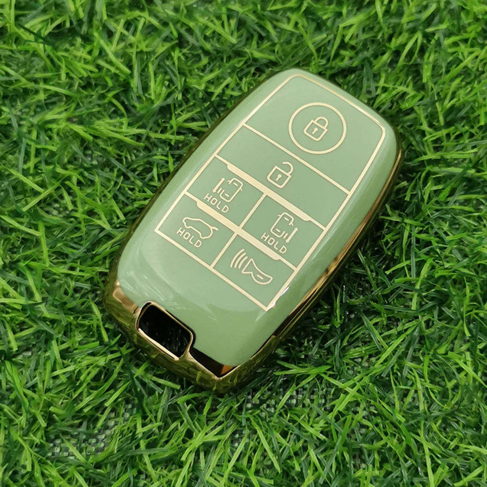 6 Tlačidlá TPU CAR CASE KRYT PRÍSLUŠENSTVA FOB FOB PRE KIA NEW SEDONA Grand Carnival Snugly Sorento L580 KIA Doule Carnival Accessories