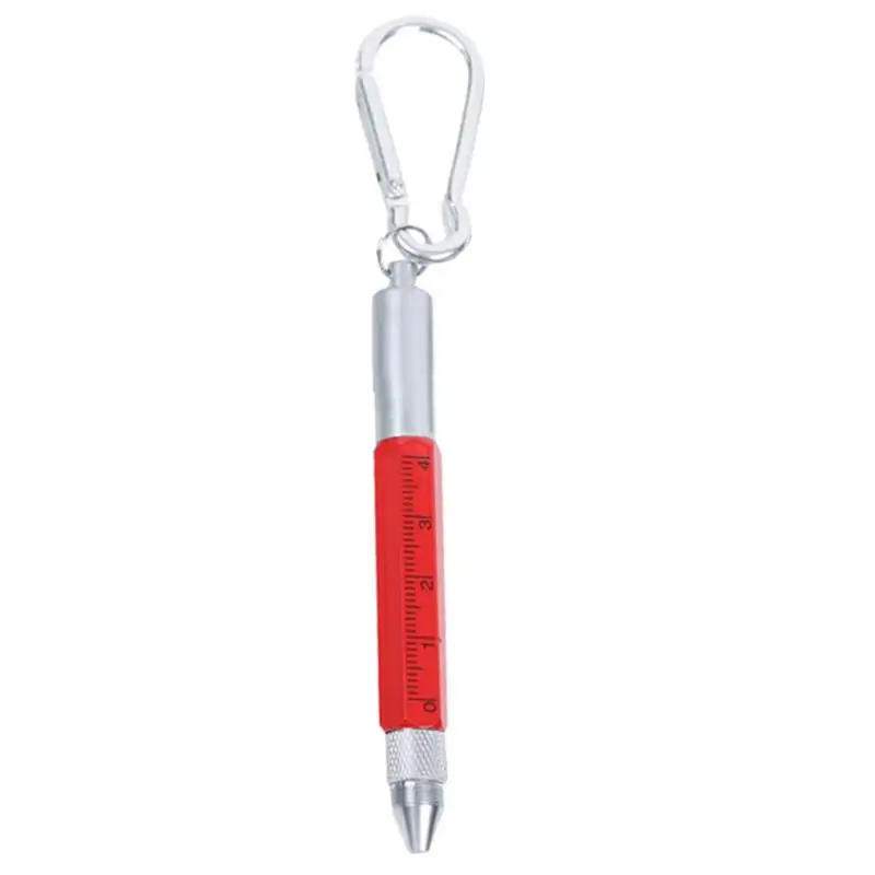 6-v-1 Multifunkčné pero pero pero Cool Gadgets Carabiner Mobile Peroty Per Pen Pre vylepšenie domácnosti