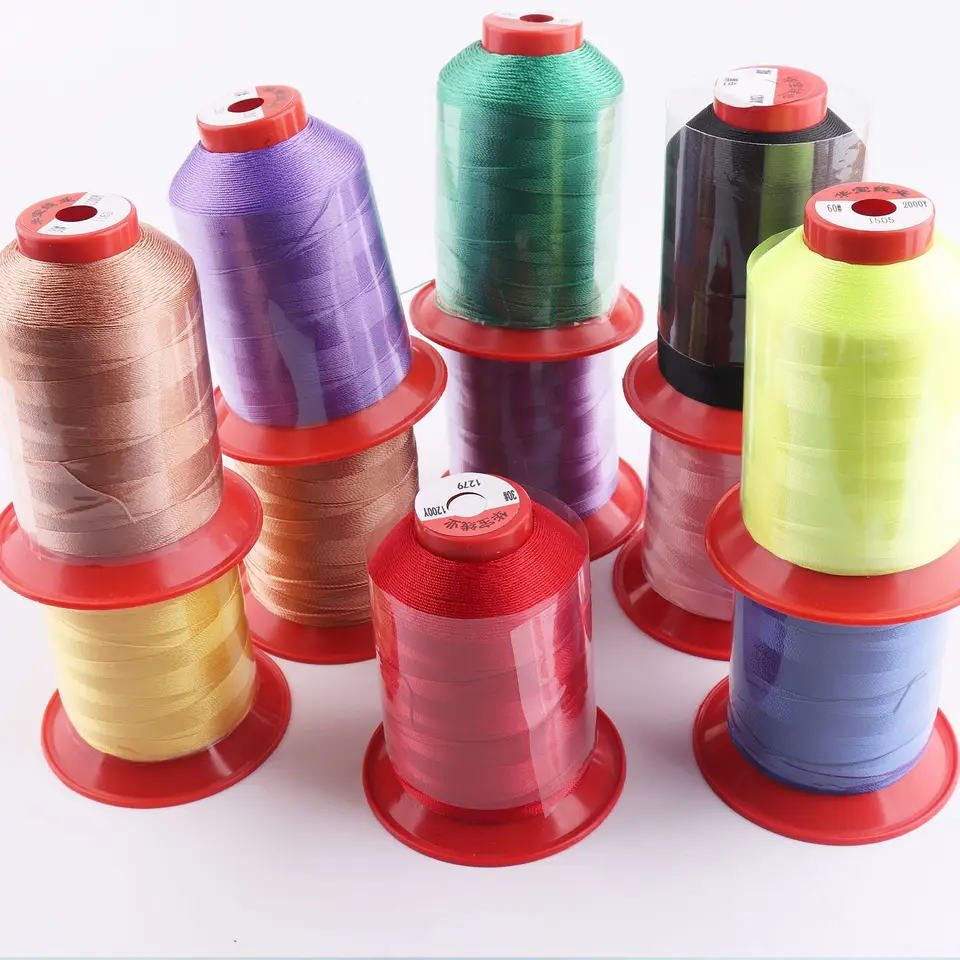 60# 2000Yards Nylon Bonded Thinked Square String Nylon Cord For Čalúnenie plaviek/topánky/odev Nylon Band pre domácich majstrov