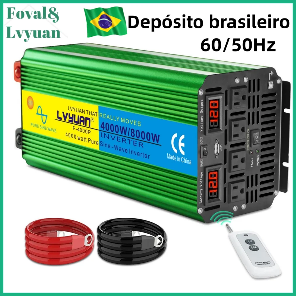 60/50 Hz menič čistý sínusový vlnový automobil/domov/kemping inverzor 8000W 110V 220V ONDA PURA 8000W Power Solar Converter