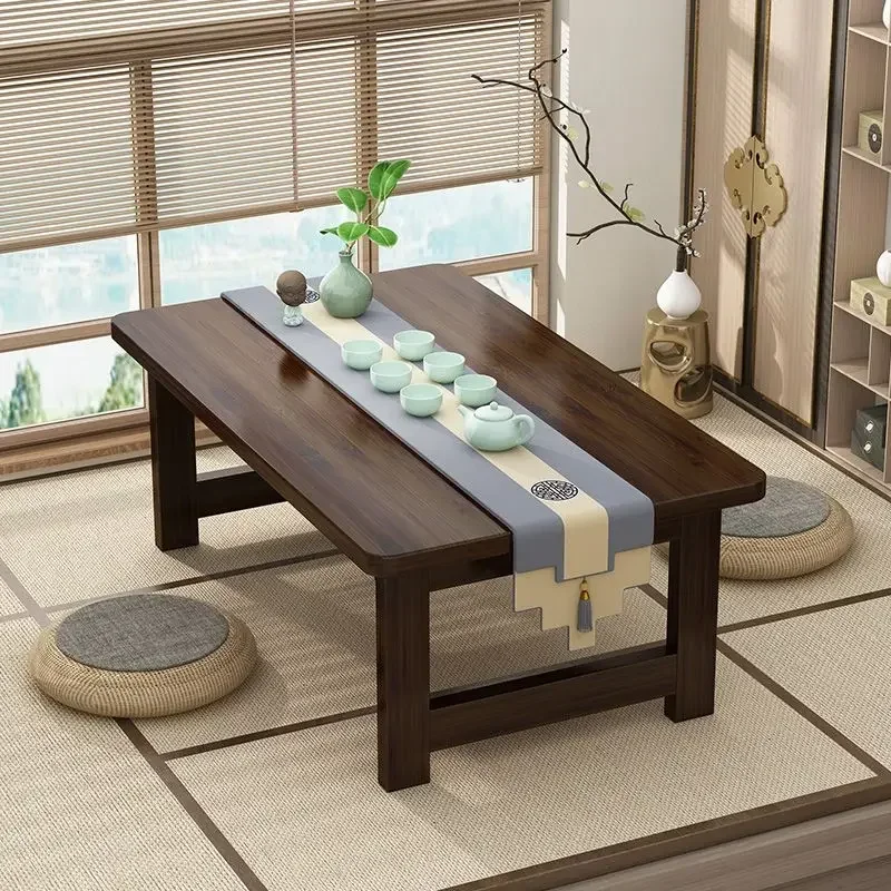 60/70 cm záliv okna Tatami Drevené stoly domovská spálňa posteľ skladba počítačového študijného stola Balkónový konferenčný stolík