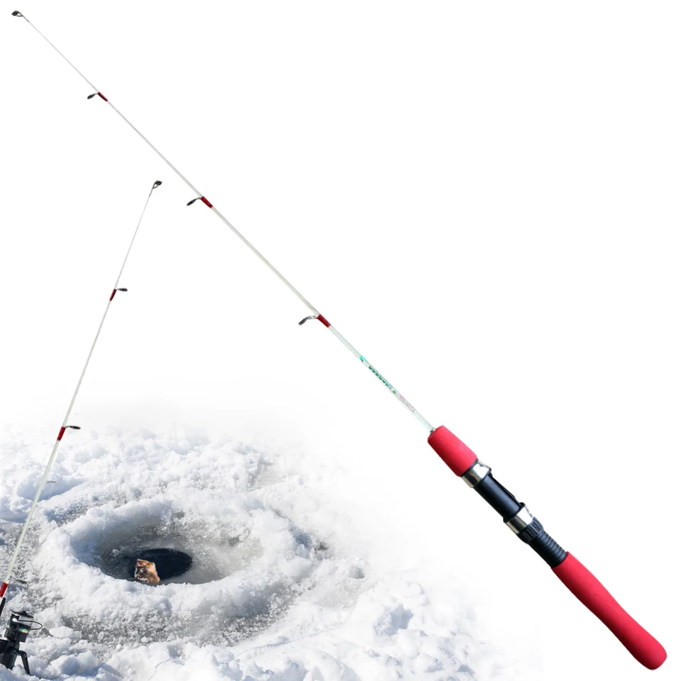 60 80 100 cm ultralight rybárske prúty kaprové podávače zo skla vlákna Pesca Mini Cestovná tyč posilnená kolesá základňa ľadového rybárskeho tyče