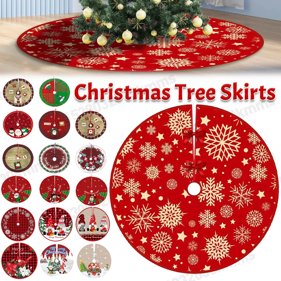 60/90 cm vianočný stromček Sukňa Desktop vianočné stromy Snowflake Print Pattern Mat Koberec vianočné dekorácie pre domáci Navidad