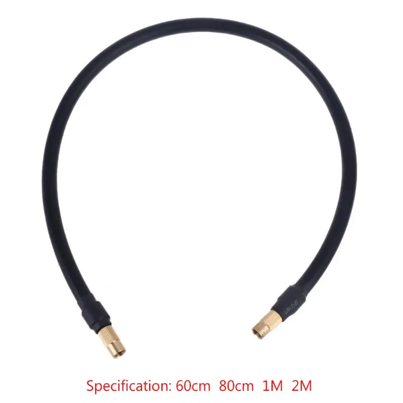 60 cm/80 cm/1m/2M vzduchový kompresor hadica dvojitá hlava rýchle pripojenie vzduchového čerpadla pneumatika nafukovacieho inflátora Hadicový adaptér 5/16 