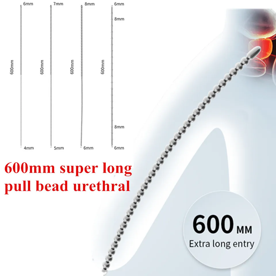 60 cm dlhá uretrálna zátka z nehrdzavejúcej ocele Pull Pull Pull Horse Eye Stimulácia stimulácie dvojitého penetrácie Penis plug močová močová močová močová močová močová močová močová močová močová močová trubica pre mužov