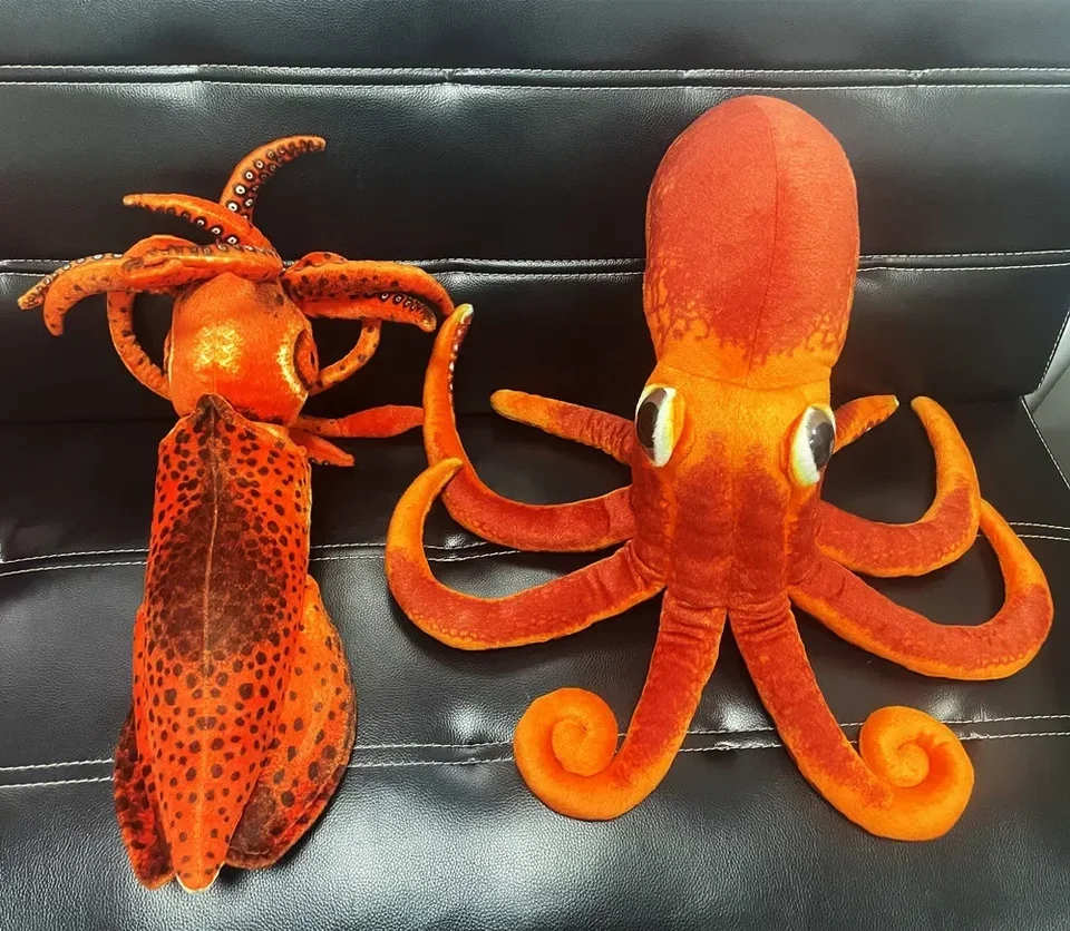 60 cm morský život chobotnica chobotnica Cuttlefish vankúš simulované zvieratá Model domáca dekoration veci plyšová bábika detské detské narodeniny darček k narodeninám