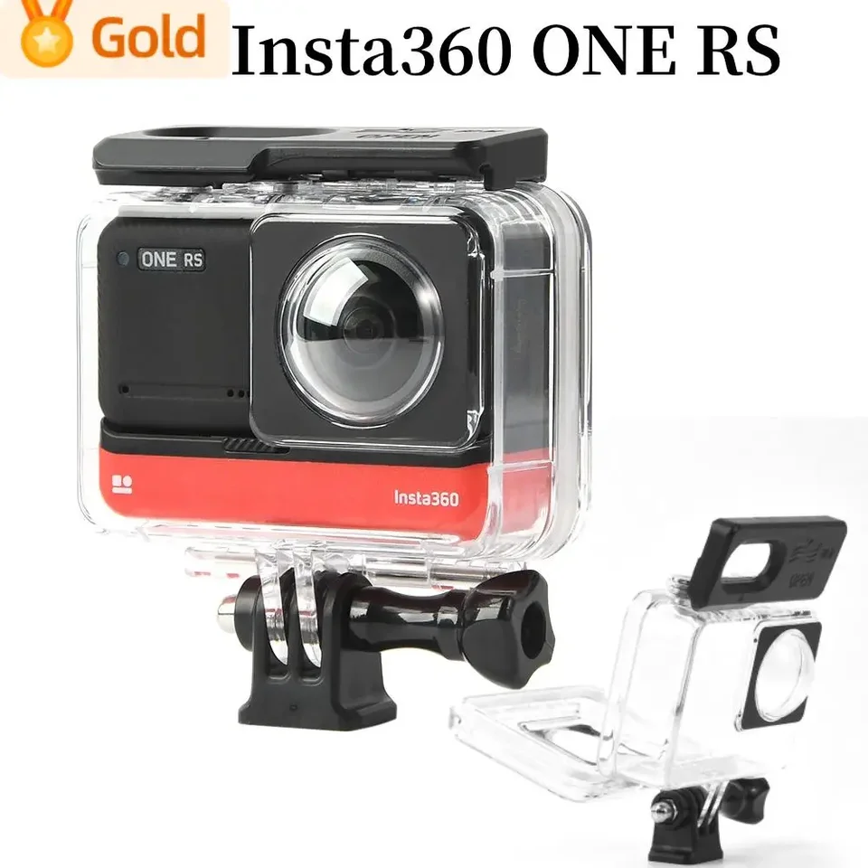 60 m potápačské puzdro pre Insta360 One RS Witerproof puzdro pre Insta 360 4K Boost HeroProfte Box Ochranná schránka Príspevok