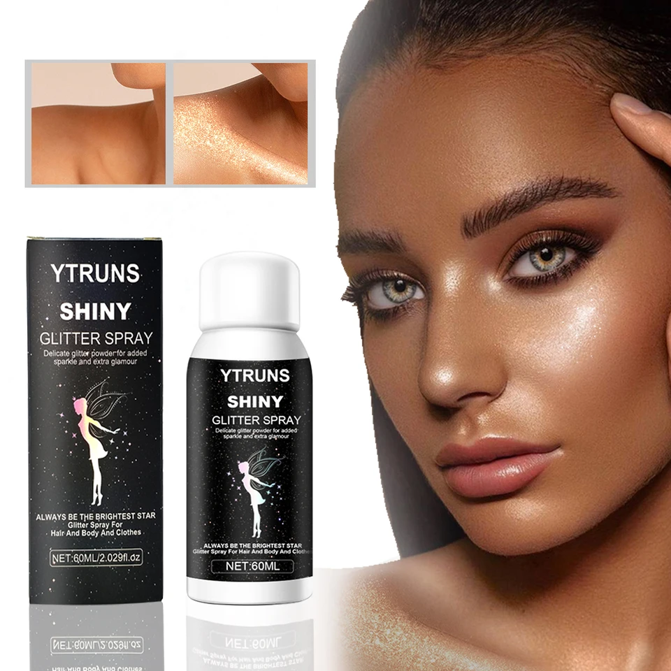 60 ml strieborné striebro a telové trblietky - dlhotrvajúce trblietky pre ples, večierky a udalosti