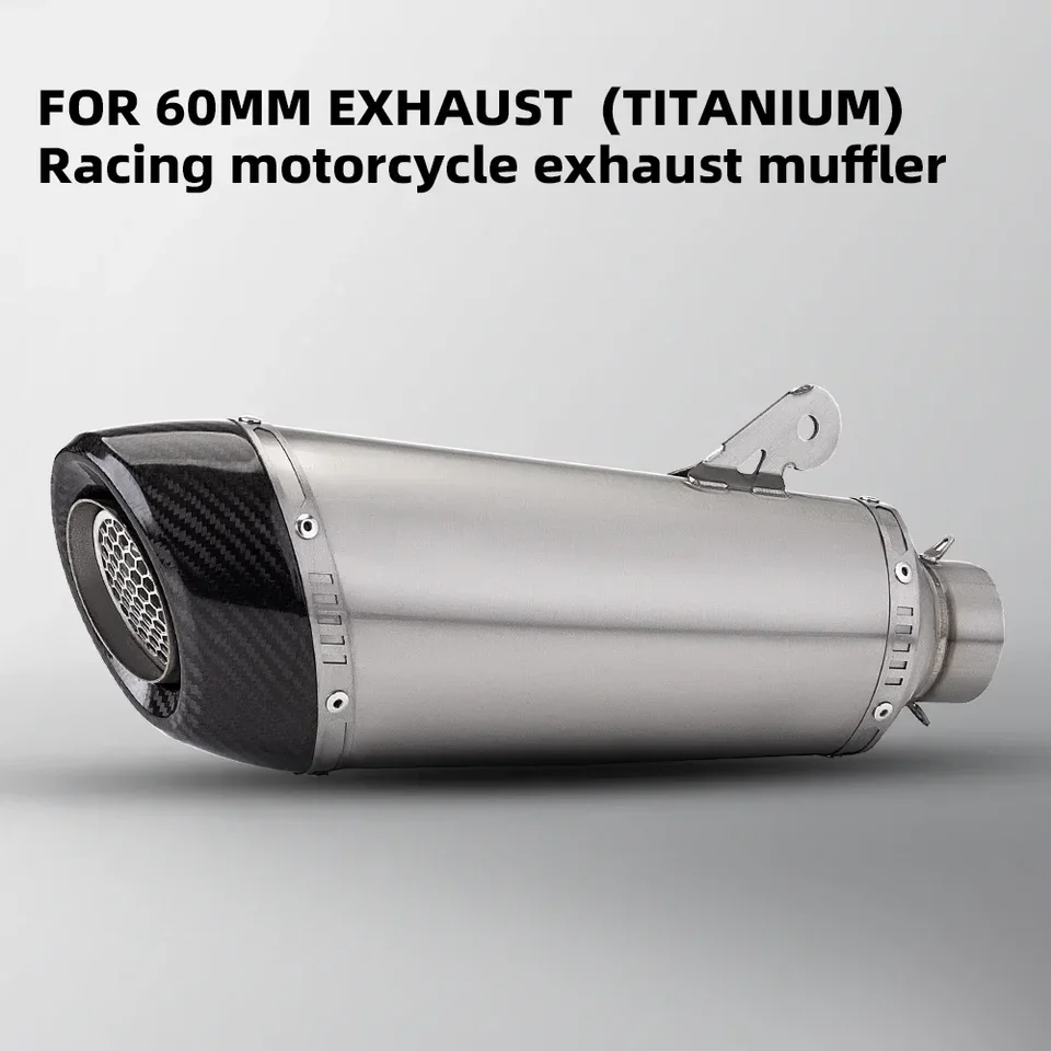 60 mm univerzálny motocykel titánový výfuk Tufler rúrky DB Killer Scooter pre ZX10R CBR1000RR S1000RR RSV4 RS660 1290DUKE SN05