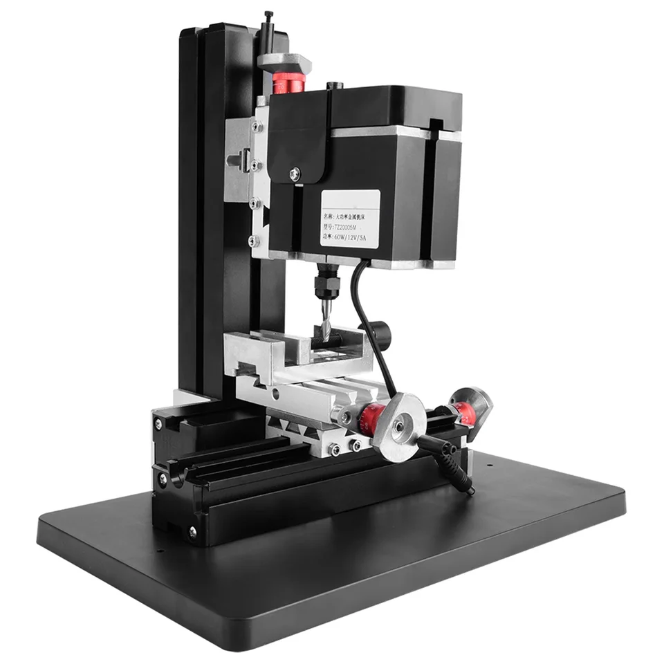 60 W 12000 orpm mini kovový sústruh miniatúrny frézovací stroj TZ20005M Mini Lathe