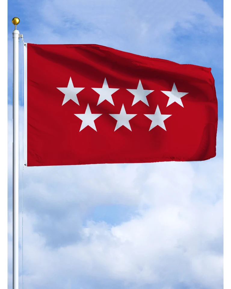 60 × 90 90x150 120 × 180 cm Madrid Flag Polyester Printed Banner Autonómne spoločenstvá Španielska