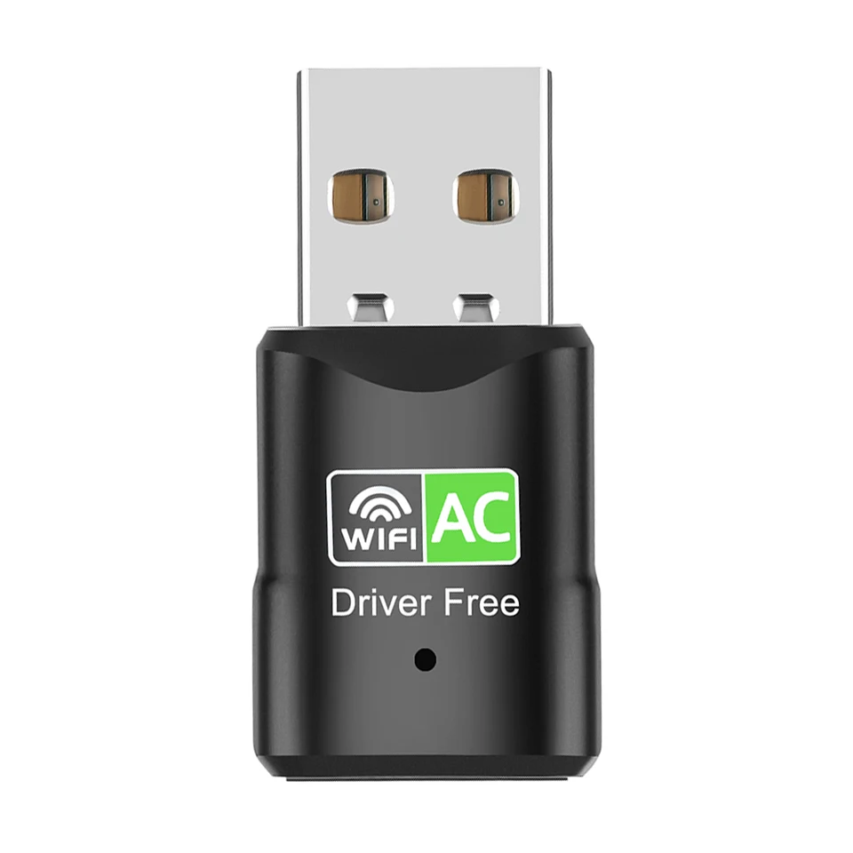 600 m USB WiFi Adapter Dongle Plug and Play 2,4 GHz 5,8 GHz bezdrôtová sieťová karta kompatibilná s Windows Vista/XP/Win7/8/10/11