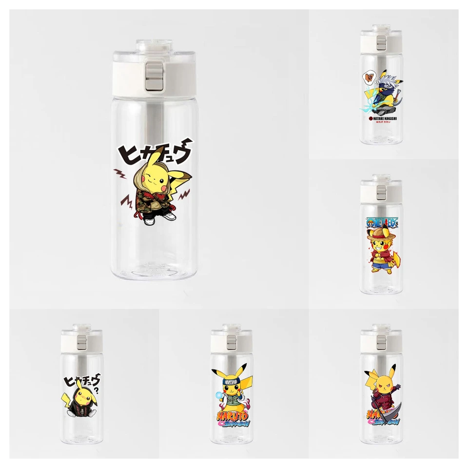 600 ml Pokemon Pikachu dobre vyzerajúci nový vlastný šálka Cosplay anime šálky plastové priehľadné šálky kávu