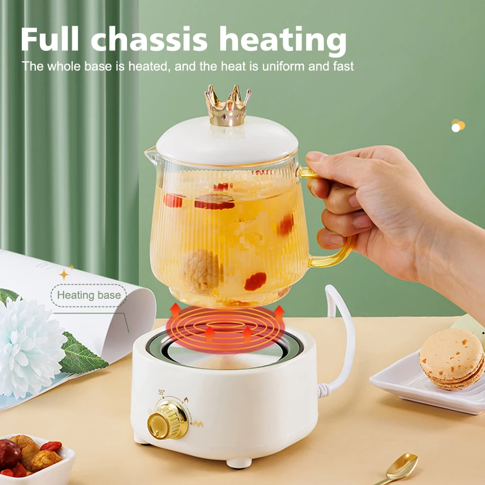 600 ml termostatická elektrická kanvica Mini Glass Electric Kettle Vynikajúci darček Elektrická kanvica domácnosť Malé domáce zariadenie